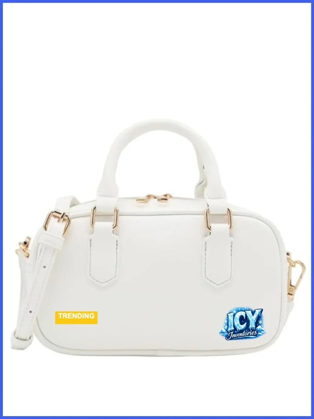 Faux Leather Mini Satchel Purse Crossbody Bag Top Handle